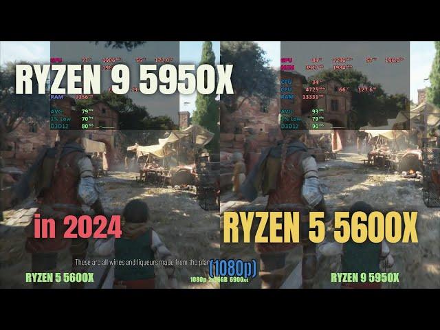 RYZEN 5950x vs 5600x in 2024 (Gaming)