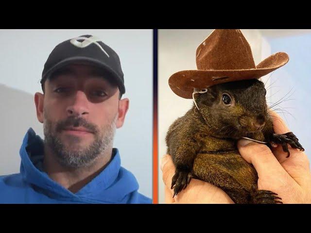 Peanut the Squirrel's Dad IN TEARS After Pet Euthanized