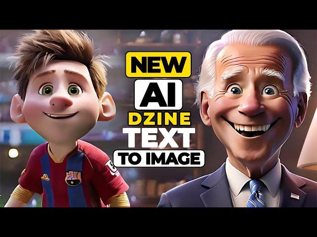 New AI Art Generator | Text to 2D Cartoon or 3D Pixar Animation Styles - Text to Image AI Tutorial