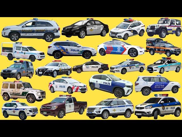 POLICE CARS: A Compilation of Police Vehicles from Asian Countries | China, Japan, India, Vietnam.