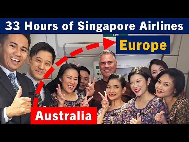 33 Hours of Singapore Airlines to Amsterdam