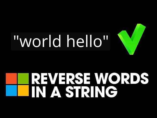 Reverse Words In A String - 151. LeetCode - Java