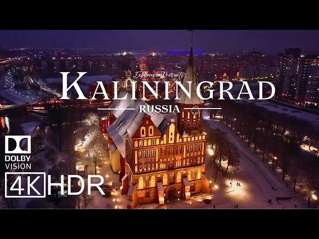 Kaliningrad, Russia  in 4K HDR ULTRA HD 60 FPS Dolby Vision™ Drone Video