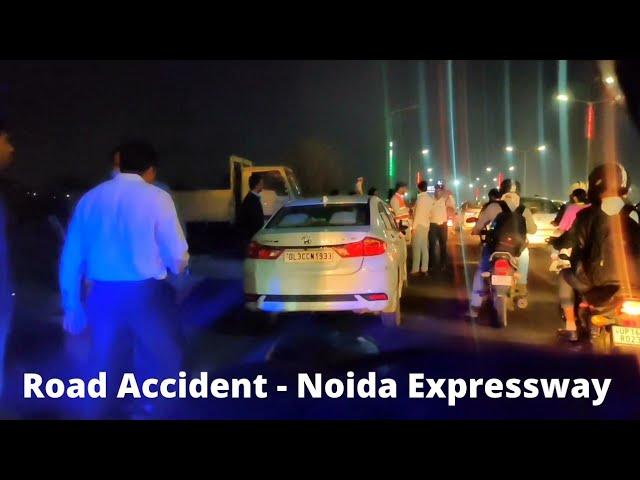 Road Accident - Noida Greater Noida Expressway #Shorts