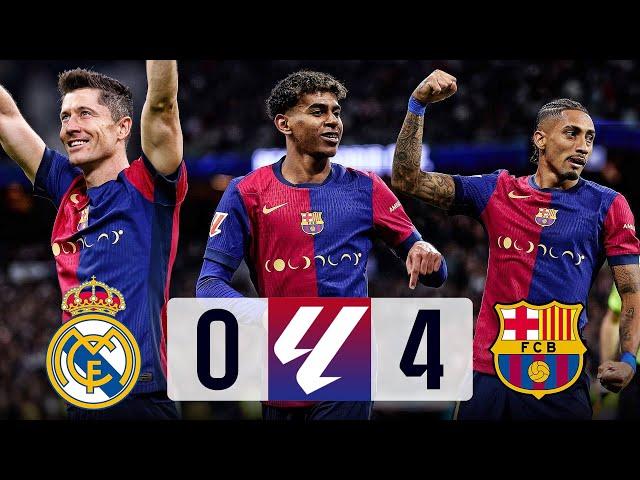 Real Madrid vs Barcelona [0-4], El Clasico, La Liga 2024/25 - MATCH REVIEW