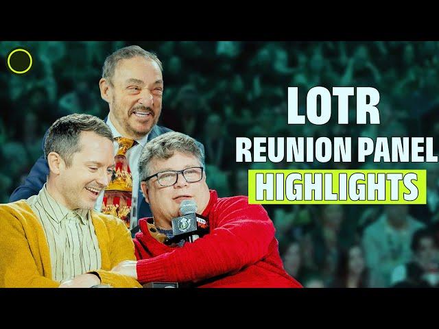 Lord of the Rings Cast Reunion | BEST MOMENTS | Elijah Wood, Sean Astin, and John Rhys-Davies