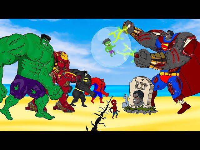 Team HULK, SPIDERMAN, VENOM vs SUPERMAN ZOMBIE : Returning from the Dead SECRET - SUPER HEROES MOVIE