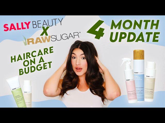 RAW SUGAR LIVING x SALLY BEAUTY 4 MONTH HAIR UPDATE!!!