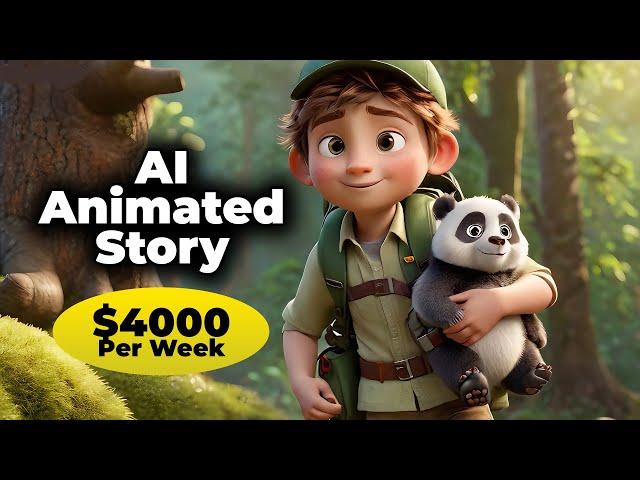 Make UNLIMITED Kids Animated Story Videos with AI | Make Money online With AI 2024