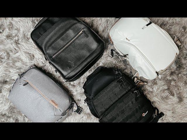 My Fav Camera Bags |  Kamrette Lyra vs Lowepro 350AW vs Peak Design Everyday Zip & Everyday Sling