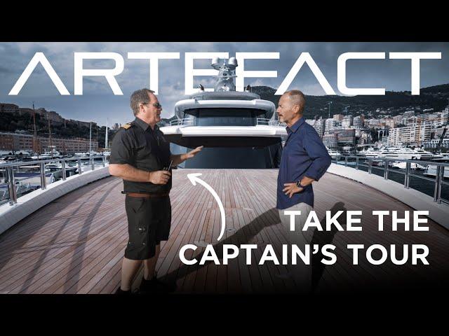 ARTEFACT | Inside the World's Smartest Hybrid Superyacht - Captain's Tour