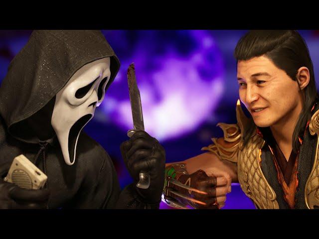 Ghostface Refuses Shang Tsung's Offer | Ghostface Vs Shang Tsung All Intro Dialogues - MK1