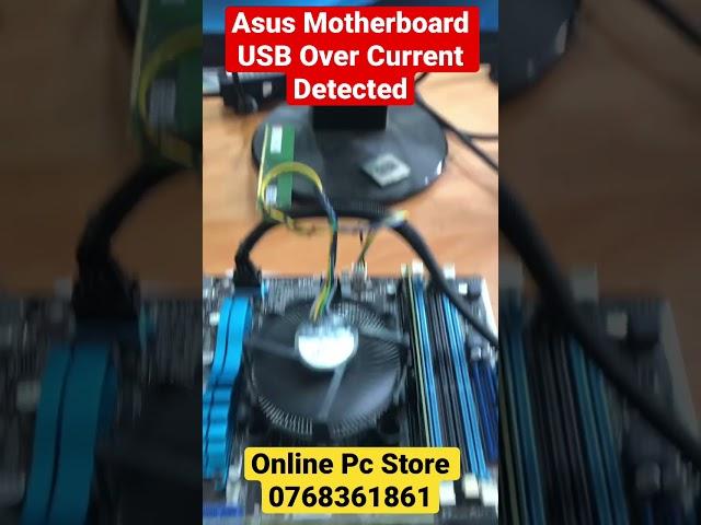 Asus Motherboard USB Over Current Detected Repair