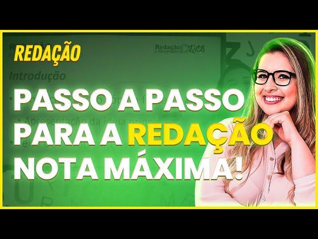 COMO FAZER UMA REDAÇÃO NOTA MÁXIMA? - Professora Pamba