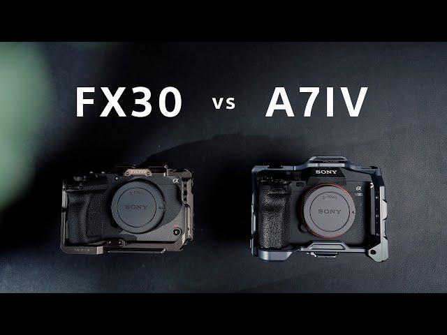 Sony A7IV 1080p vs FX30 4K 100fps! NOT WHAT I THOUGHT