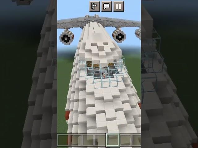 airplane in minecraft #shorts #subscribe