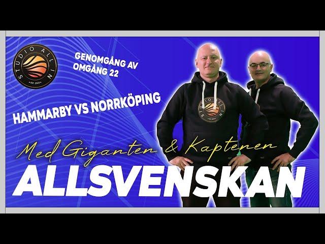 Hammarby vs Norrköping vem vinner?| Allsvenskan LIVE