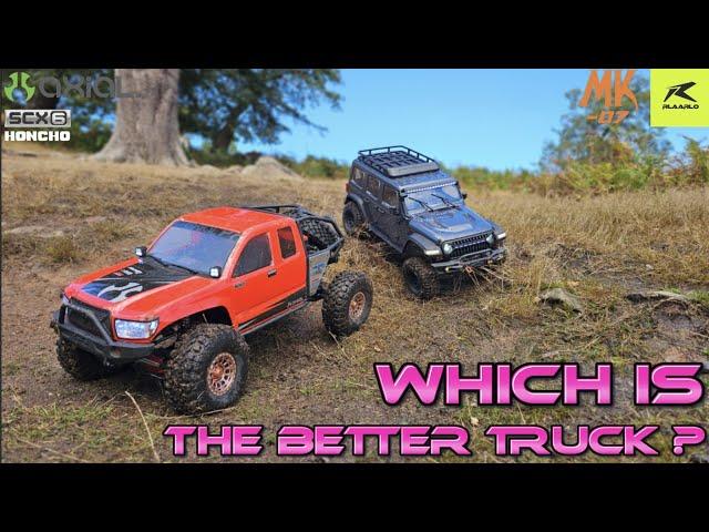 RLAARLO MK07 TAKES ON THE AXIAL SCX6  WHICH ONE IS BETTER ?