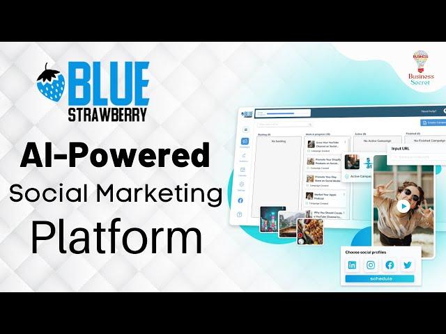 Best AI-Powered Social Marketing Platform| Social Media Marketing Tool,Blue Strawberry Lifetime Deal