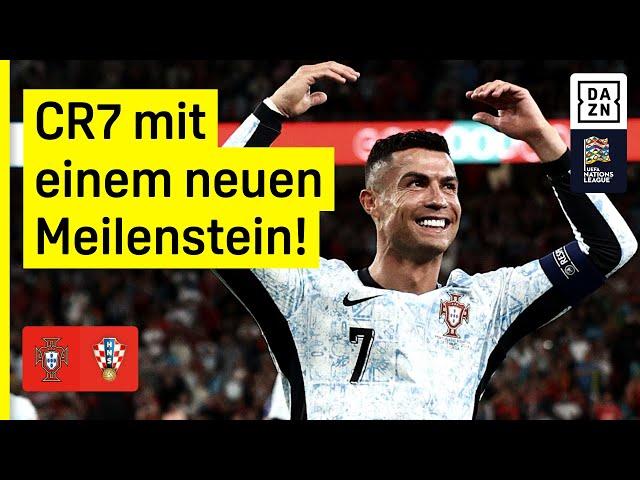 Ronaldo macht seinen 900. Pflichtspiel-Treffer: Portugal - Kroatien | UEFA Nations League | DAZN