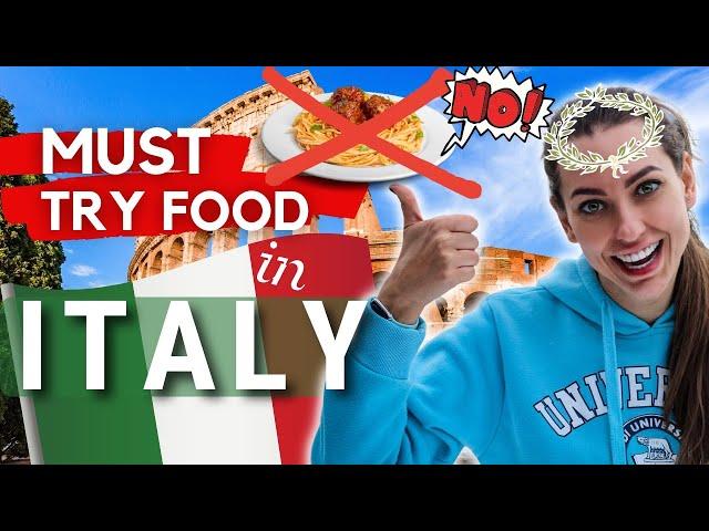 TOP 10 Traditional Foods in Italy: Going to Italy for the First Time? ‼️ABSOLUTELY MUST TRY FOOD ‼️