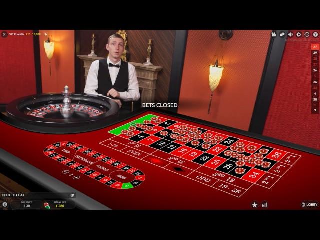 £500 Vs Live Dealer Casino VIP Roulette