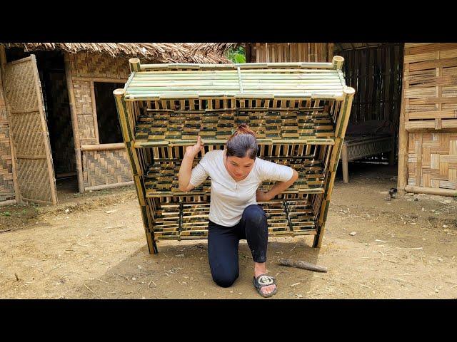 How to make cupboards and bowls from natural bamboo living in the forest - Lý Lưu Linh