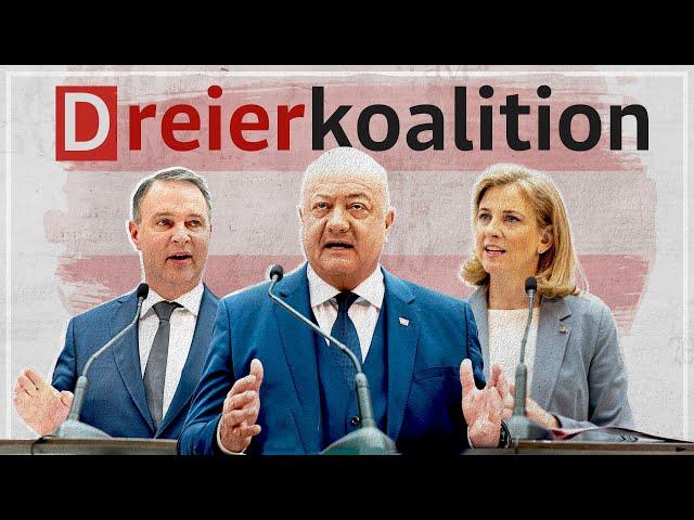 Was bringt Österreichs erste Dreier-Regierung? | Österreich, erklärt