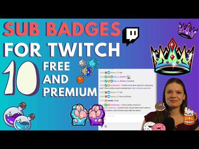 Sub Badges For Twitch - 10 Premium And FREE Providers [Simple & Fast]