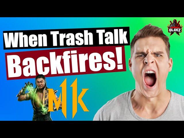 WHEN GAMER RAGE AND TRASH TALK BACKFIRES! | Mortal Kombat 11