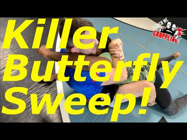 Coach Brian Peterson Seminar - Butterfly Sweep From Half Guard!