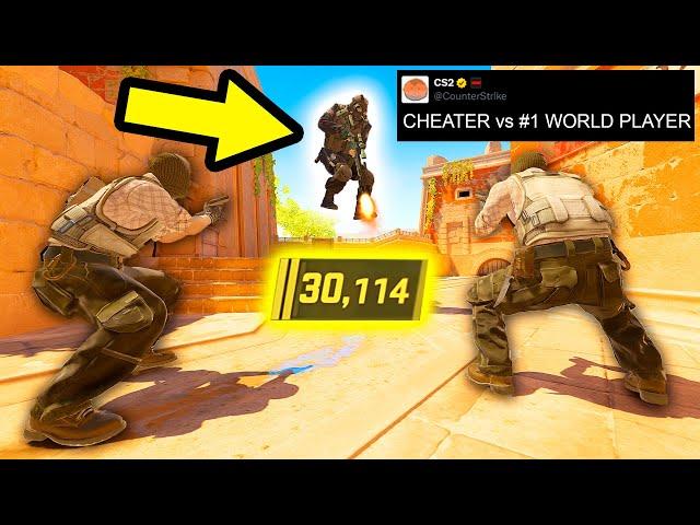 CHEATER DESTROYS RANK #1 PLAYER IN THE WORLD - CS2 HIGHLIGHTS