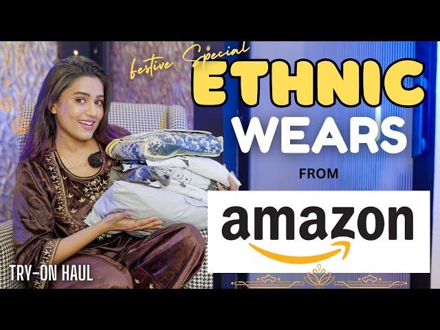 *Latest* AMAZON ETHNIC WEAR Haul | Tryon | Honest Review || gimaashi