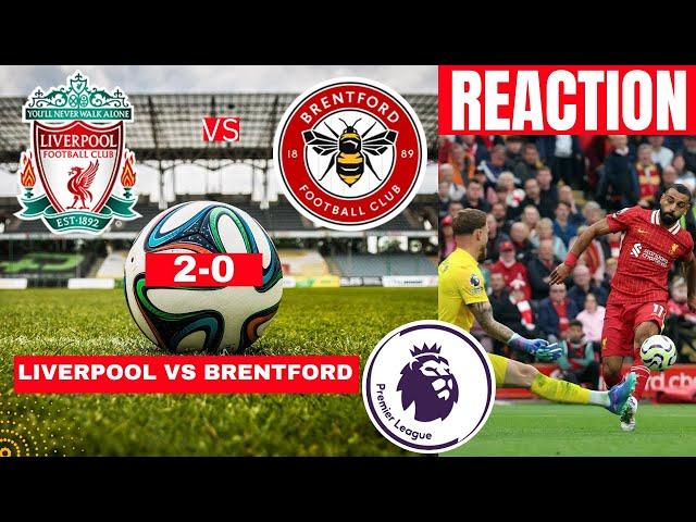 Liverpool vs Brentford 2-0 Live Stream Premier League Football EPL Match Score Reaction Highlight FC