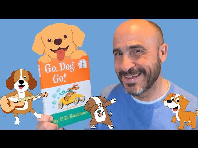 Grandpa Rob Reads Aloud "GO, DOG.  GO!" - Have & Learn Colors    #readaloud #readaloudtokids