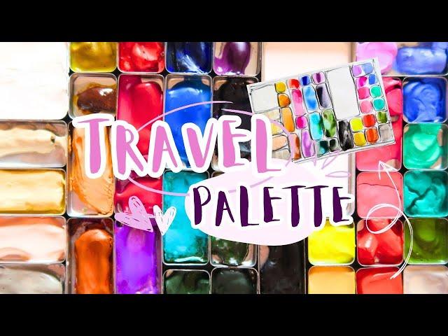 One Palette To Rule Them All! Watercolor & Gouache Travel Palette