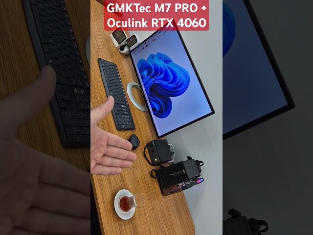 GMKTec M7 PRO + Oculink RTX 4060 #gamer #gamer #pc #shortsvideo #shortvideo #shorts #tech #4k #tv