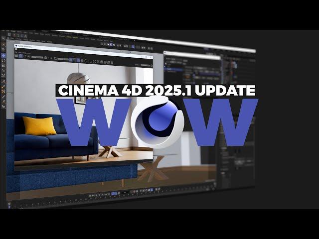 I Tried the NEW Cinema 4D 2025.1 Updates and WOW...