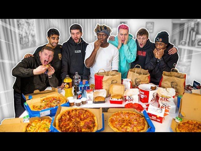 SIDEMEN EAT 70,000 CALORIES IN 24 HOURS CHALLENGE