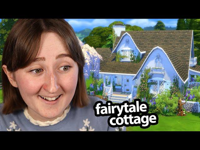 i built a *fairytale cottage* in the sims