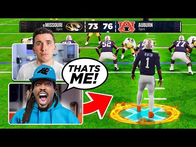 I Played Cam Newton, he's the best player I have ever seen...