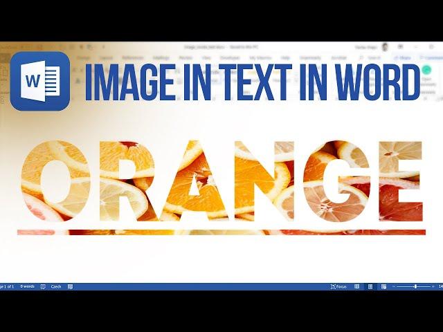 How to put image  inside text in Microsoft Word (Tutorial)