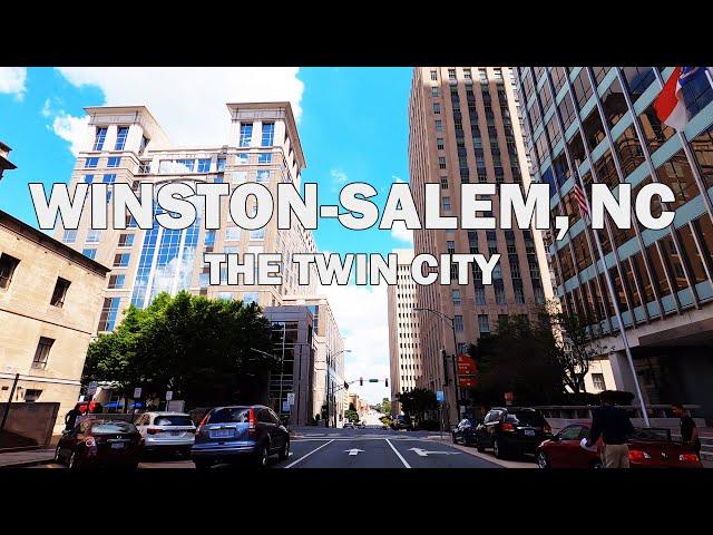 Winston-Salem, North Carolina - Driving Tour 4K