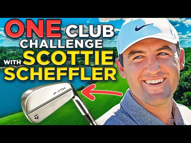 Scottie Scheffler Plays Us With Only A 4 Iron