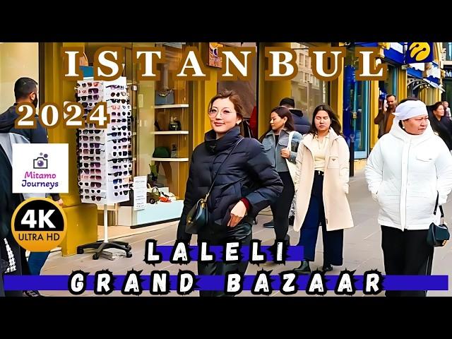 Istanbul City Walking Tour | Laleli to Grand Bazaar | Most Famous Markets & Shopping Trip | Nov 2024