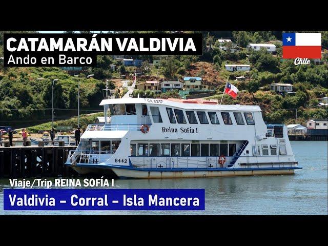 VALDIVIA CORRAL MANCERA navigation, historical catamaran tour REINA SOFIA I