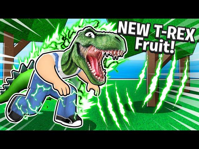 NEW T-REX FRUIT SHOWCASE! Roblox Blox Fruits