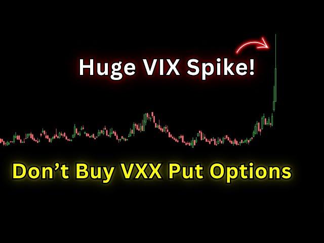 VXX | UVXY Put Options DON'T work after a Market Crash