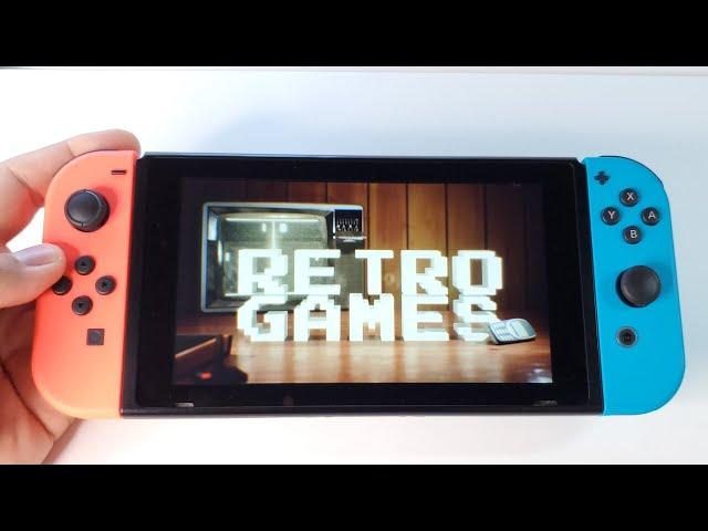 Retro Game Pack | Nintendo Switch handheld gameplay