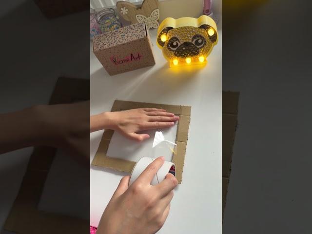 Kwiatowa ramka DIY #diy #flowers #frame #art #handmade #glitter #viral #shorts